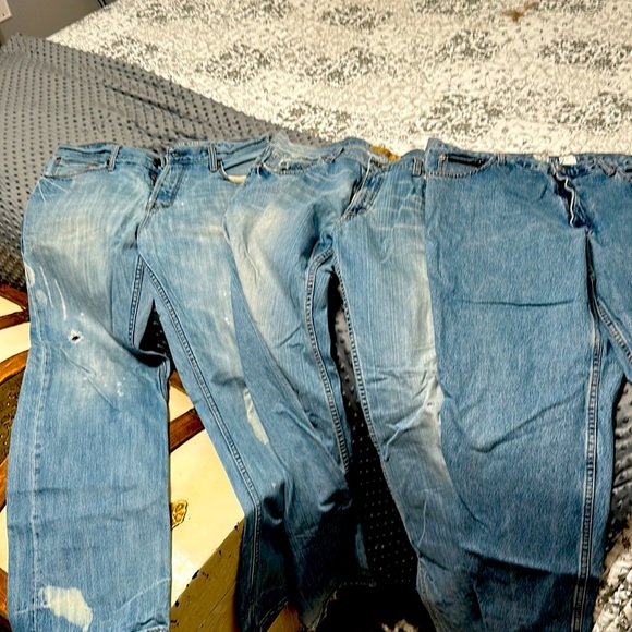3 pair men’s vintage denim jeans. $60 for all 3 pairs - Picture 1 of 7